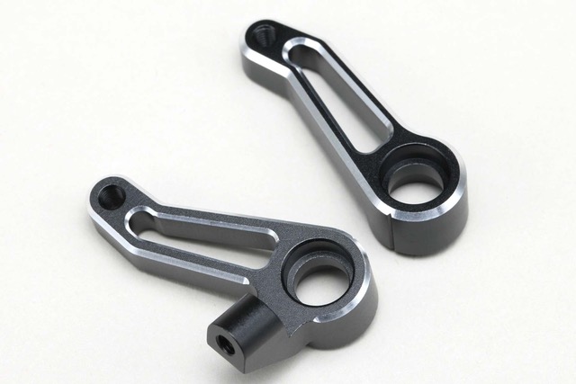 Yokomo SD3.0 Alum. Steering Bell Crank L/R - Black