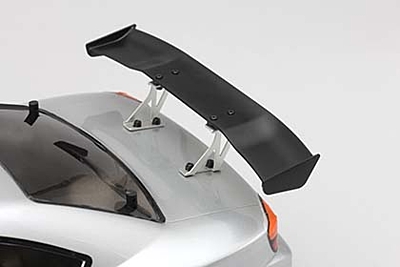 Yokomo Aluminum Wing Stay (Silver/Mid) for Drift Car