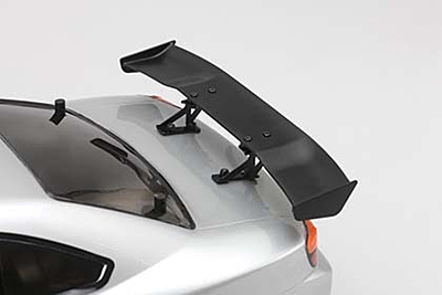 Yokomo Aluminum Wing Stay (Black/Low) for Drift Car