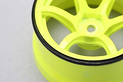 Racing Performer High Traction Drift Wheel (6mm Offset·Yellow·2pcs)