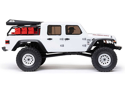 Axial 1/24 SCX24 Jeep Gladiator 4WD Rock Crawler Brushed RTR (White)