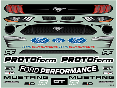 PROTOform 1:7 2021 Ford Mustang GT Body (Clear)