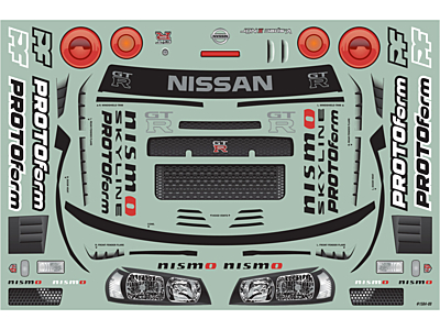 PROTOform 1:7 2002 Nissan Skyline GT-R R34 Body (Clear)