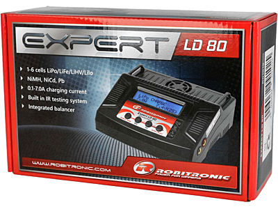 Robitronic Expert LD 80 LiPo 7A 80W Charger