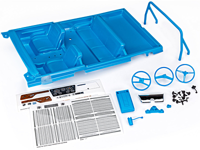 Traxxas TRX-4 Blazer Interior Kit (Blue)