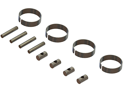 Arrma CVD Driveshaft Metal Fittings (2 Sets)
