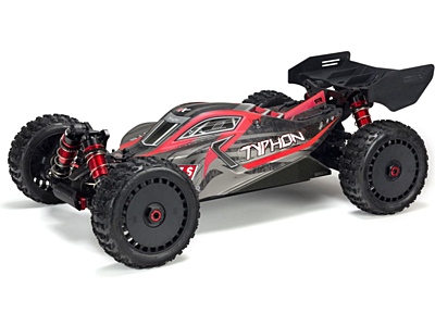 Arrma Painted Body Typhon 6S (Black, Red)