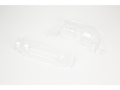 Arrma Trimmed Splitter And Diffuser (Clear)