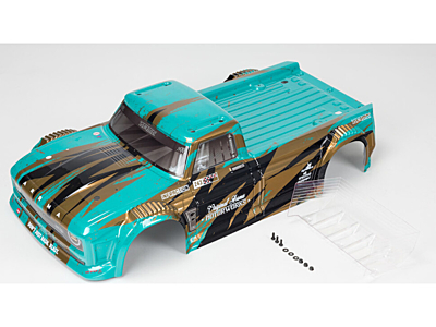 Arrma Infraction 4x4 All Road Painted Decaled Trimmed Body (Teal/Bronze)