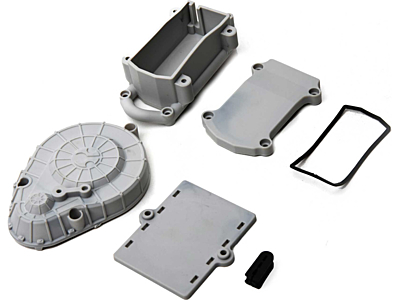 Axial Cage Radio Box Spur Cover RBX10 (Gray)