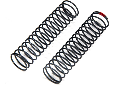 Axial Spring 13x62mm 1.3 lbs/in Soft (Red, 2pcs)
