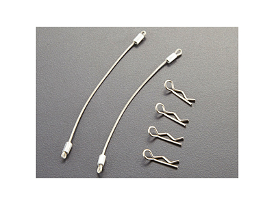 Killerbody Body Clips with 2 Metal Cords 120mm (4pcs)