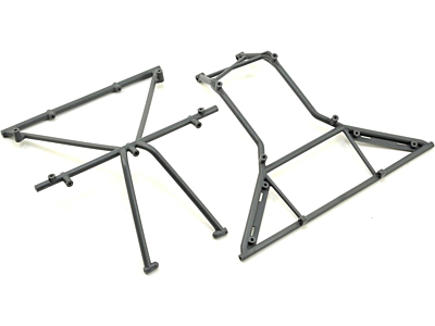 Losi Rock Rey Roll Cage Roof Front (Gray)