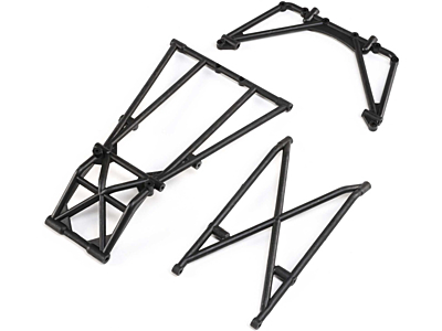 Losi LMT Rear Cage and Hoop Bars (Black)