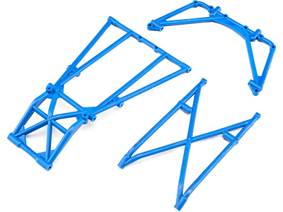 Losi LMT Rear Cage and Hoop Bars (Blue)