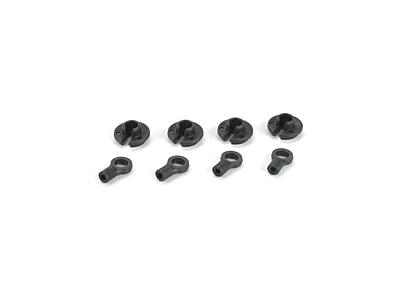 Losi Shock Ends & Cups (4pcs)