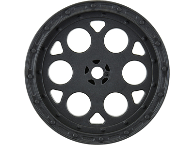 Pro-Line Showtime Rear 2.2" 1/10 12mm Sprint Car Black Wheels (2pcs)