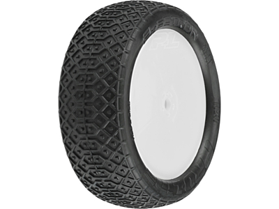  Pro-Line Electron MC 4WD Front 2.2" 1/10 Buggy Tires Mounted on 12mm White Velocity (2pcs)