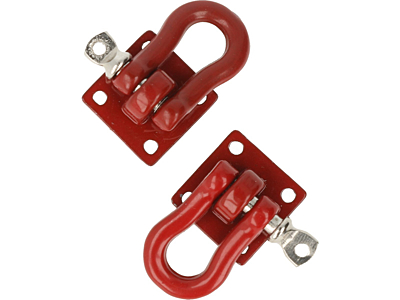 Robitronic Tow Lug 15mm with Mounting Plate and Shackle (2pcs)