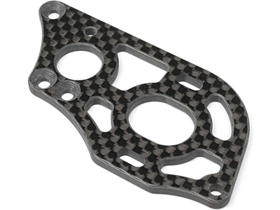 TLR Carbon Motor Plate 3-Gear Laydown 22 5.0 