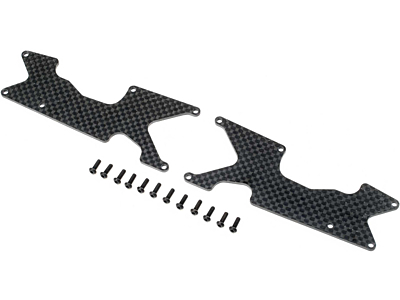 TLR Carbon Rear Arm Inserts (2pcs)