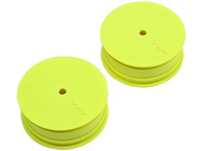 TLR 1/10 Front Buggy 2.2 Stiffezel Wheels with 12mm Hex (2pcs, Yellow)