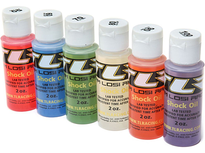 TLR Silicone Shock Oil High Set (6x56ml)