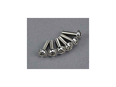 Traxxas Washer Head Stainless Screws M3x12mm (6pcs)