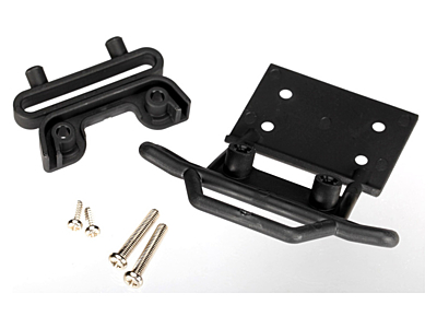 Traxxas Front Bumper and Mount (Black)