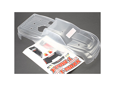 Traxxas T-Maxx Body with Decal Sheet (Clear)