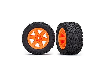 Traxxas Talon Extreme Tires & RXT Wheels 2.8" (Orange, 2pcs)