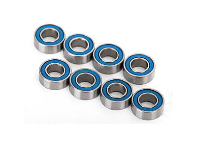 Traxxas Ball Bearings 4x8x3mm with Blue Rubber Seale (8pcs)