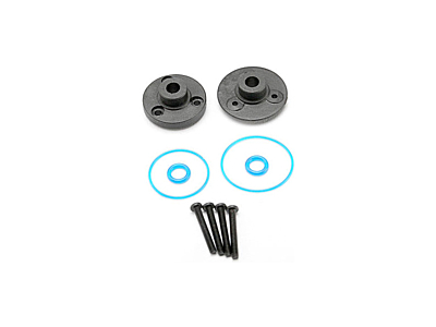 Traxxas Differential Cover Plates with Gaskets (1 Set)