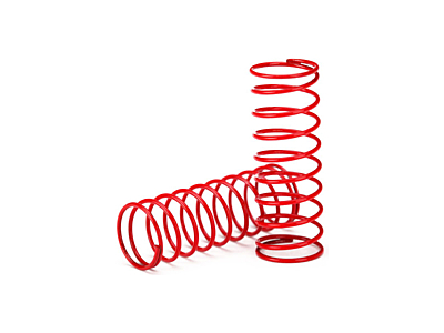 Traxxas GTR Shock Springs 0.314 Rate (Red, 2pcs)