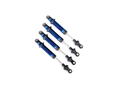 Traxxas Aluminum Shocks GTS without Springs (Blue, 4pcs)