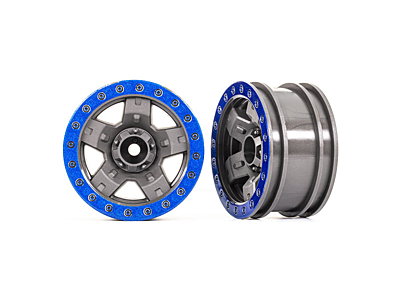 Traxxas TRX-4 Sport Wheels 2.2" (2pcs, Gray-Blue)