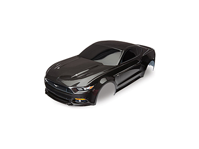 Traxxas Ford Mustang Body with Decals Applied (Black)