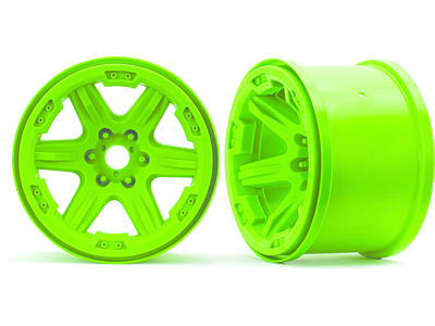 Traxxas Wheels 3.8" 17mm Splined (Green, 2pcs)
