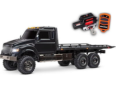 Traxxas TRX-6 Ultimate RC Hauler 6x6 1/10 with Winch RTR  (Black