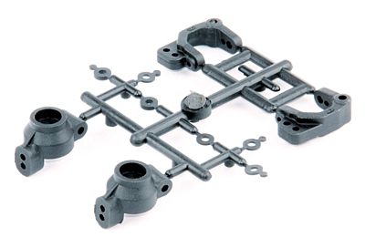 LRP S10 Twister Front C-Hub Carriers + Rear Hub Carriers
