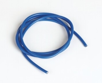 Graupner Silicon Wire Ø3.3mm, 1m, Blue, 12AWG