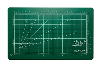 Excel Self-Healing Cutting Mat 14x23cm (Green)