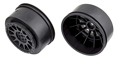 Associated Method Wheels, 12 mm Hex (Black)