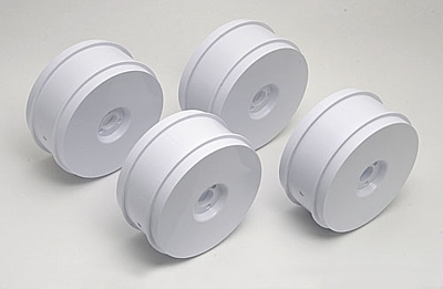 Associated 1:8 Buggy Wheels, 83 mm, 17 mm Hex (White)