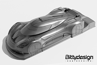Bittydesign ARES-1 GT12 Body (Clear)