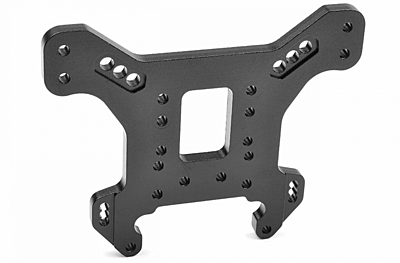 Corally Shock Tower MT Rear 5mm Aluminum (Black)