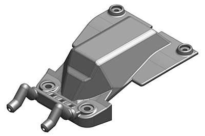 Corally Chassis Servo Cover Composite