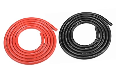 Corally Ultra V+ Silicone Wire - Super Flexible - Black and Red - 12AWG (2x1m)