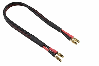 Corally Charge Lead - 4mm Banana Gold Connectors (30cm)