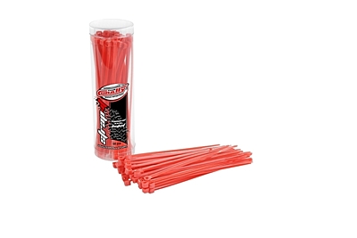 Corally Strap-it Cable Tie Raps 2.5x100mm (Red·50pcs)